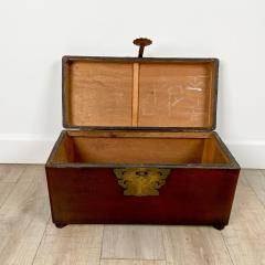 Lacquered Metal Mounted Storage Box Japan circa 1870 - 3089077