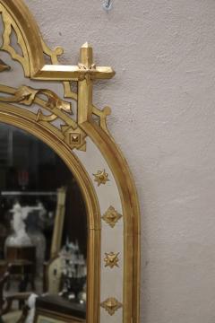 Lacquered and Gilded Wood Antique Large Wall Mirror Height 107 09 Inch - 2900322