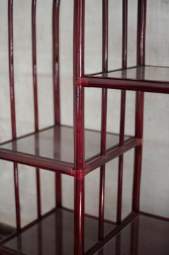 Lacquered arch Bookcase 1980s - 4698142