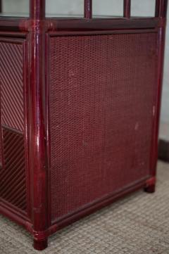 Lacquered arch Bookcase 1980s - 4698148