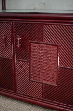 Lacquered arch Bookcase 1980s - 4698150