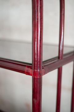 Lacquered arch Bookcase 1980s - 4698151