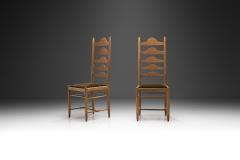 Ladder Back Chairs with Upholstered Seats Europe first half of the 20th century - 3248718