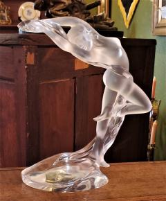 Lalique Lalique Arms Up Acrobat Nude Figure - 1697801