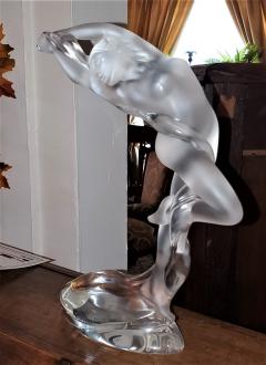 Lalique Lalique Arms Up Acrobat Nude Figure - 1697802