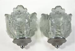 Lalique Lalique wall sconces model Chene  - 3951081