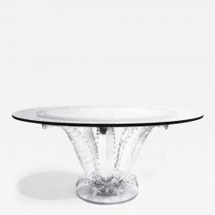 Lalique Modern Cactus Center Table Clear Crystal 72 Glass France 1984 - 3952344