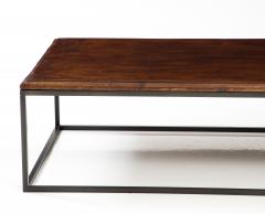 Lance Thompson 18th C Italian Dark Walnut Coffee Table in One Thick Piece with Edge Detail - 3192978