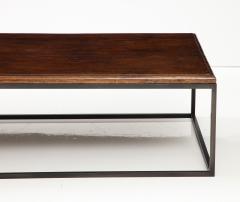 Lance Thompson 18th C Italian Dark Walnut Coffee Table in One Thick Piece with Edge Detail - 3192979