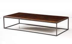 Lance Thompson 18th C Italian Dark Walnut Coffee Table in One Thick Piece with Edge Detail - 3192982