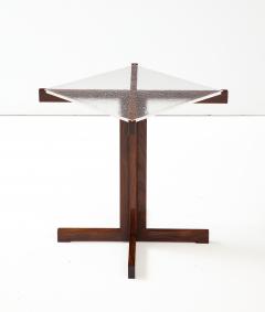 Lance Thompson Custom Made to Order Timothy Rosewood Handmade Art Glass Occasional Table - 3230969