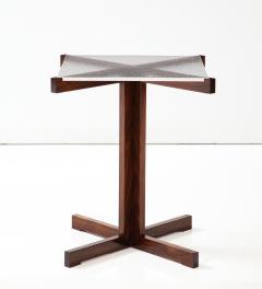 Lance Thompson Custom Made to Order Timothy Rosewood Handmade Art Glass Occasional Table - 3230986