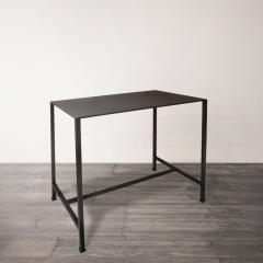 Lance Thompson Evander Table Hand Blackened Steel Table Forged Square Feet Made to Order - 789318