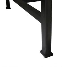 Lance Thompson Evander Table Hand Blackened Steel Table Forged Square Feet Made to Order - 789319