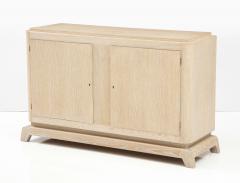 Lance Thompson Made to Order French Moderne Style Cerused Oak Cabinet - 2736723