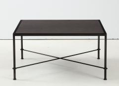 Lance Thompson Mies Handmade Leather and Iron Coffee Table by Lance Thompson Made to Order - 1527487