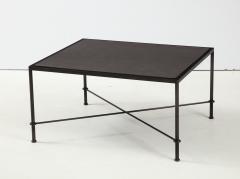 Lance Thompson Mies Handmade Leather and Iron Coffee Table by Lance Thompson Made to Order - 1527490