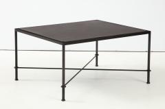 Lance Thompson Mies Handmade Leather and Iron Coffee Table by Lance Thompson Made to Order - 1527492