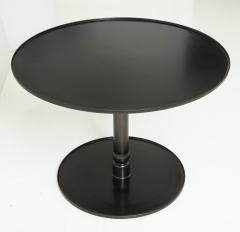 Lance Thompson The Pedestal Table Hand Blackened Patina Cast Base Forged Edges - 937146