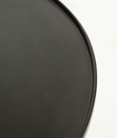 Lance Thompson The Pedestal Table Hand Blackened Patina Cast Base Forged Edges - 937149