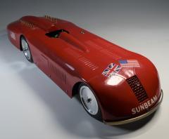 Land Speed Record Sunbeam Streamlined Race Car Daytona Beach - 1634752