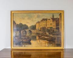 Landscape With A French River Port From The 19th Century - 4189637