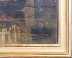 Landscape With A French River Port From The 19th Century - 4189642