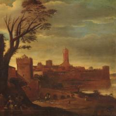 Landscape painting from 17th century - 4156767