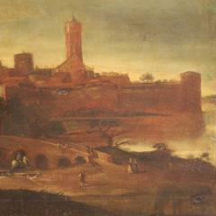 Landscape painting from 17th century - 4156768