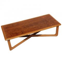 Lane Acclaim Midcentury Lane Perception Oak Walnut X Base Coffee Table - 2814000