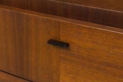 Lane Furniture Mid Century American Mahogany 9 Drawer Staccato Brutalist Lowboy - 4633740