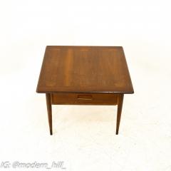 Lane Mid Century Square Walnut Side End Table - 1870702