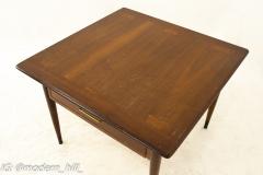 Lane Mid Century Square Walnut Side End Table - 1870704