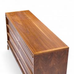Lane Rhythm Lane Rhythm Mid Century Walnut 6 Drawer Lowboy Dresser - 4310009