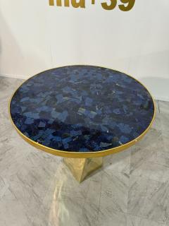 Lapis Lazuli and Bronze Pedestal Table by Fonderia Artistica Ruocco - 4221132