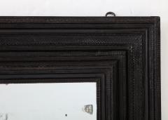 Large 17th C Italian Walnut Ebonized Guilloch Mirror Italy - 1994059