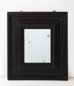 Large 17th C Italian Walnut Ebonized Guilloch Mirror Italy - 1994061