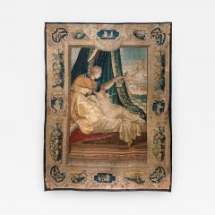 Large 17th Century Tapestry Psyche Awaking Cupid - 583786