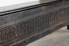 Large 17th English Oak Sword Chest - 4039730