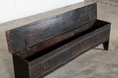 Large 17th English Oak Sword Chest - 4039735