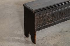 Large 17th English Oak Sword Chest - 4039736