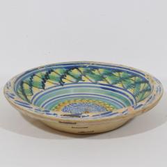 Large 18 19th Century Spanish Glazed Earthenware Bowl - 4485999