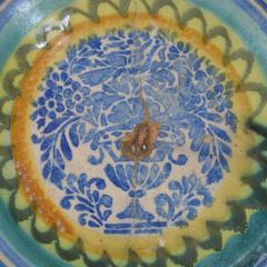 Large 18 19th Century Spanish Glazed Earthenware Bowl - 4486001