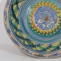 Large 18 19th Century Spanish Glazed Earthenware Bowl - 4486006