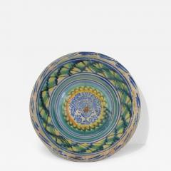 Large 18 19th Century Spanish Glazed Earthenware Bowl - 4491232