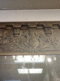 Large 18th Century Antique French Trumeau Mirror - 4160447