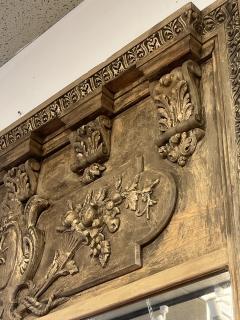 Large 18th Century Antique French Trumeau Mirror - 4160448