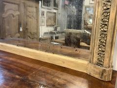 Large 18th Century Antique French Trumeau Mirror - 4160450