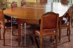 Large 18th Century French Oval Extending Walnut Dining Table - 2855111