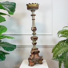 Large 18th Century Italian Baroque Candlestick - 3385526